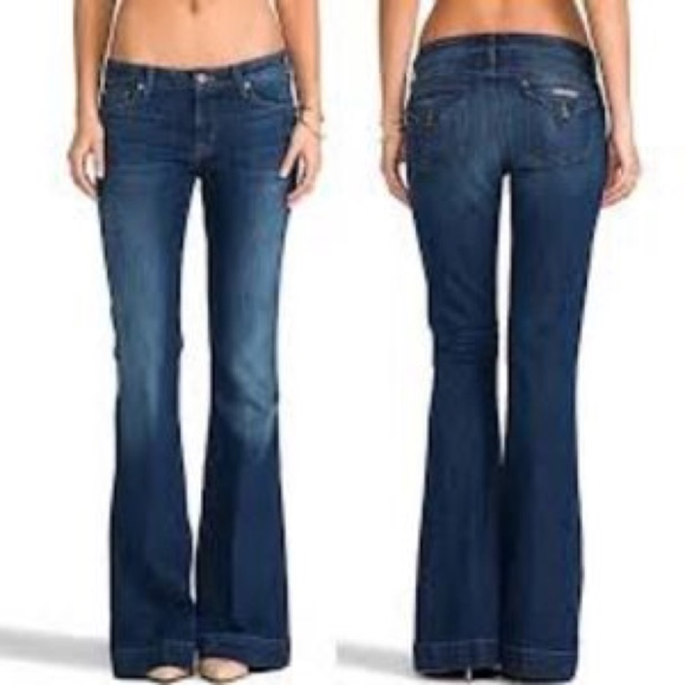 Hudson low rise flare jeans size Ferris Barefoot Flap Flare size 26